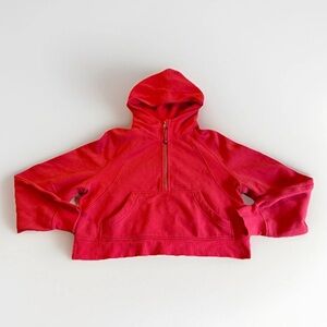 Lululemon Scuba Oversized Half Zip Hoodie Lip Gloss M/L Women’s